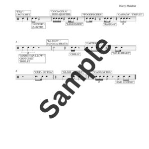 Drum Notation and Rhythms & Words 1